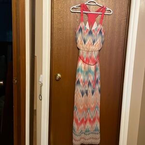 Maurices TyeDye Maxi Dress With Belt